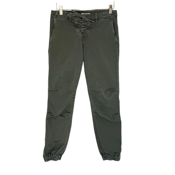 Nili Lotan Pants - NILI LOTAN 111/88 80 NL green pant cotton jogger size 0
